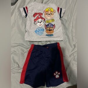 Paw patrol 2 piece set. Size 12 Months